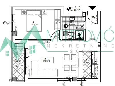 Stan Prodaja Novi Sad  44 m2