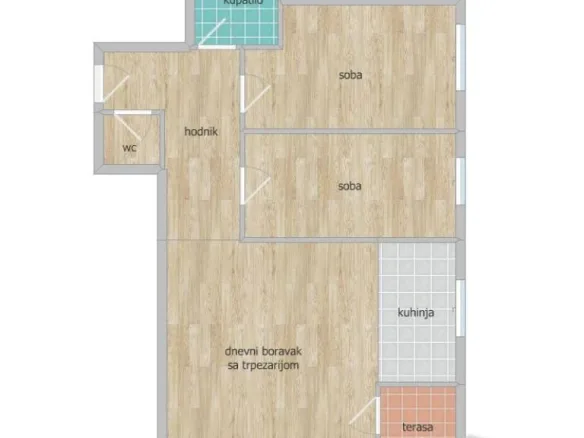 Stan Prodaja Novi Sad  62 m2