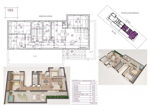 Stan Prodaja Novi Sad  80 m2