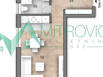Stan Prodaja Novi Sad  28 m2