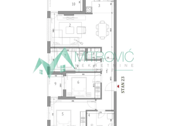 Stan Prodaja Novi Sad  82 m2