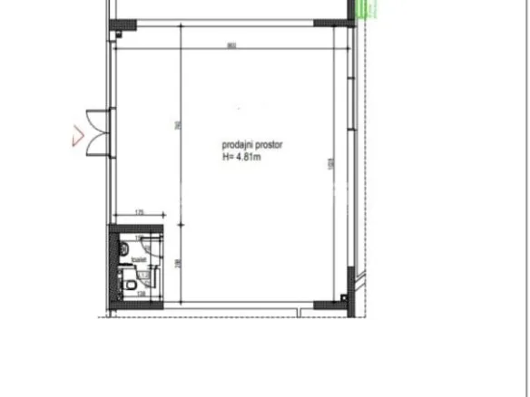 Lokal Izdavanje Beograd Trošarina 87 m2