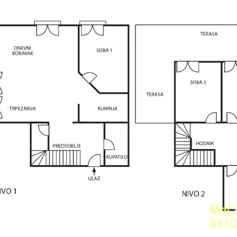 Četvorosoban stan na prodaju, Dedinje, Beograd, 142m², 1. sprat, 380.000 €