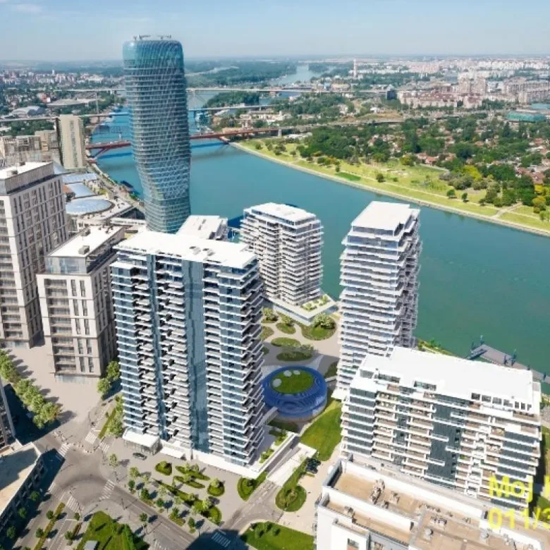 Četvorosoban stan na prodaju, Beograd na Vodi, Beograd, 148m², 12. sprat, 926.888 €