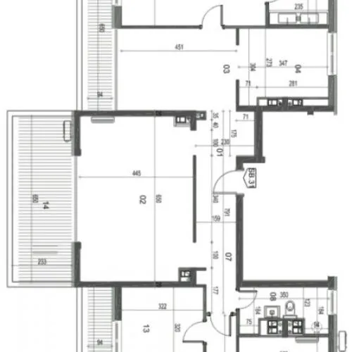 Petosoban stan na prodaju, Trošarina, Beograd, 167m², 499.790 €