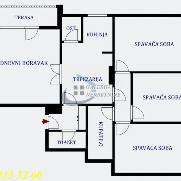 Stan Prodaja Beograd Lipov Lad 88 m2