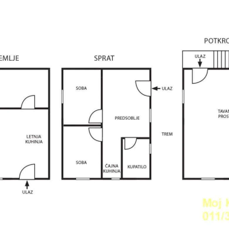 Kuća na prodaju, Koraćica, Beograd, 106m², 85.000 €