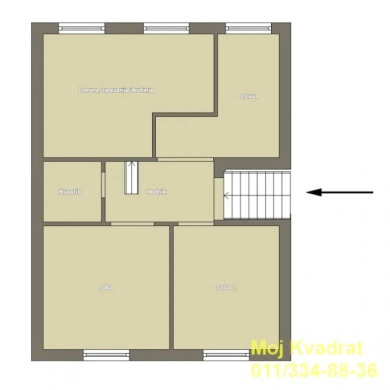 Trosoban stan na prodaju, Misa, Pančevo, 97m², 105.000 €