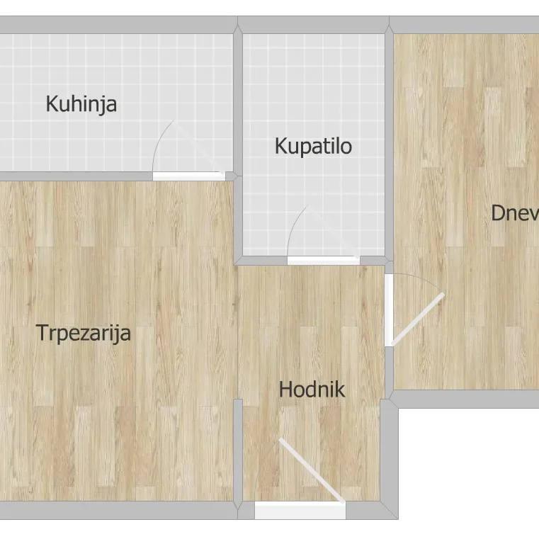 Jednosoban stan na prodaju, Novo Naselje, Novi Sad, 46m², 115.000 €