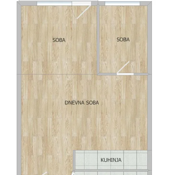 Trosoban stan na prodaju, Bulevar Evrope, Novi Sad, 48m², 2. sprat, 131.000 €