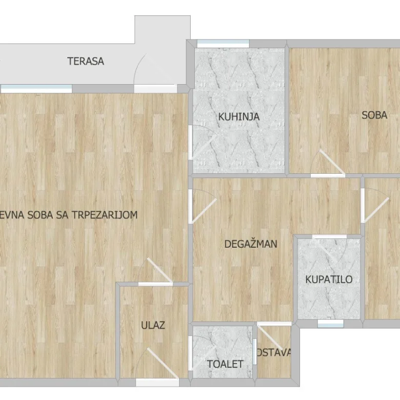 Trosoban stan na prodaju, Liman 2, Novi Sad, 70m², 10. sprat, 245.000 €