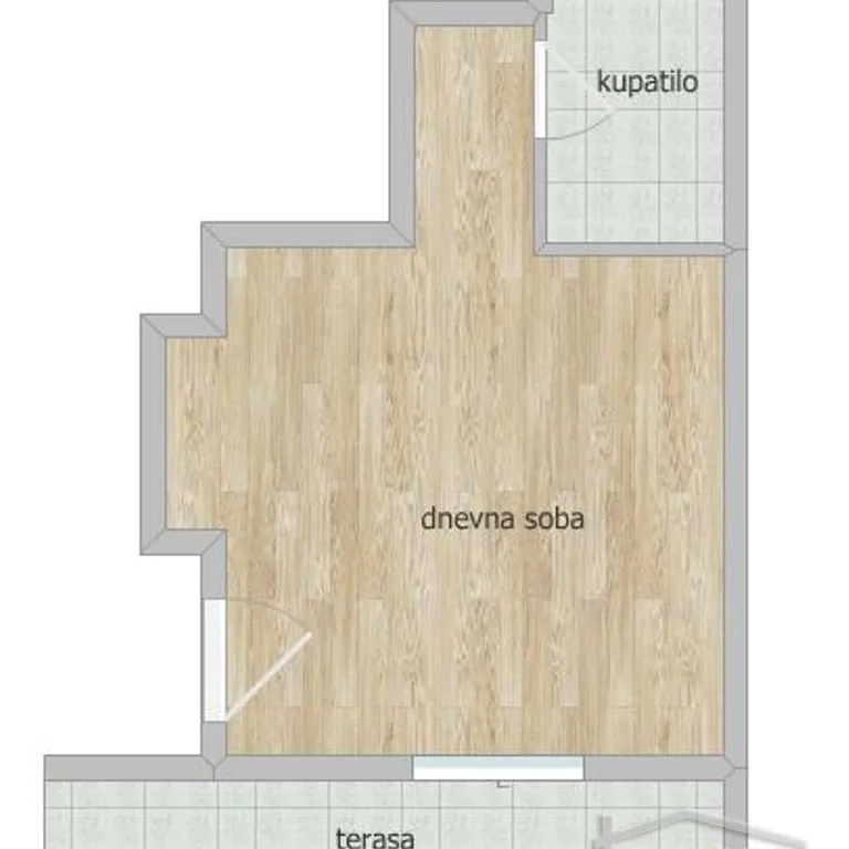 Garsonjera na prodaju, Grbavica, Novi Sad, 28m², Prizemlje, 68.000 €