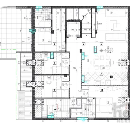 Petosoban stan na prodaju, Grbavica, Novi Sad, 185m², 7. sprat, 500.000 €