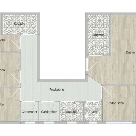 Petosoban stan na prodaju, Sajmište, Novi Sad, 149m², 1. sprat, 480.000 €