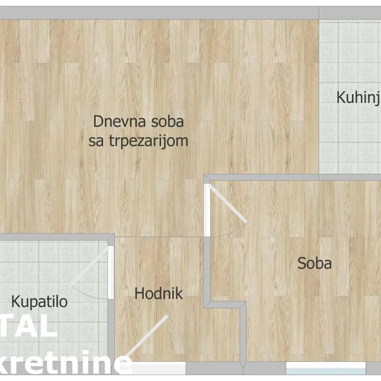 Jednoiposoban stan na prodaju, Adice, Novi Sad, 33m², Prizemlje, 75.000 €
