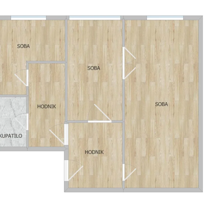 Dvosoban stan na prodaju, Kej, Novi Sad, 64m², 5. sprat, 210.000 €