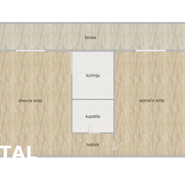 Dvosoban stan na prodaju, Centar, Novi Sad, 52m², Prizemlje, 156.000 €