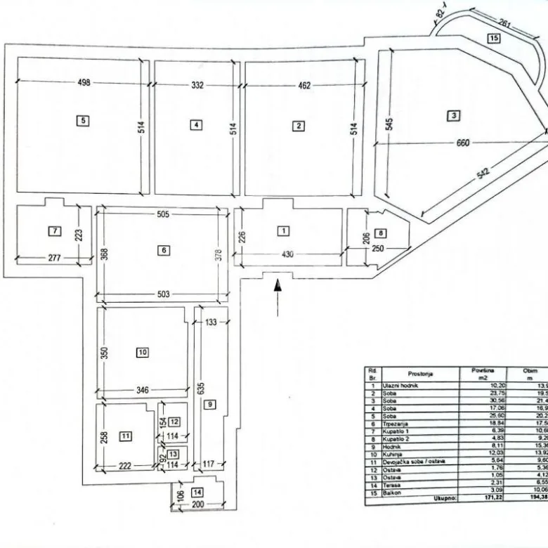 Petosoban stan na prodaju, Slavija, Beograd, 171m², 1. sprat, 599.000 €