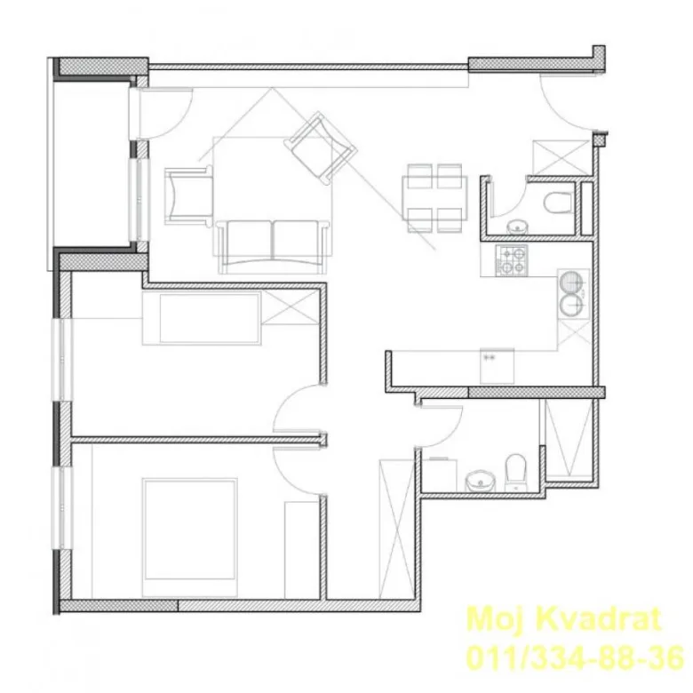 Stan Prodaja Beograd Čubura 68 m2