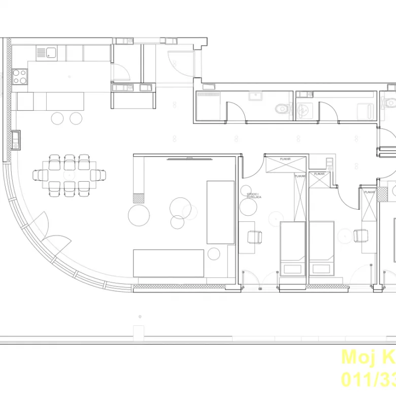 Četvorosoban stan na prodaju, Tošin Bunar, Beograd, 176m², 7. sprat, 692.000 €