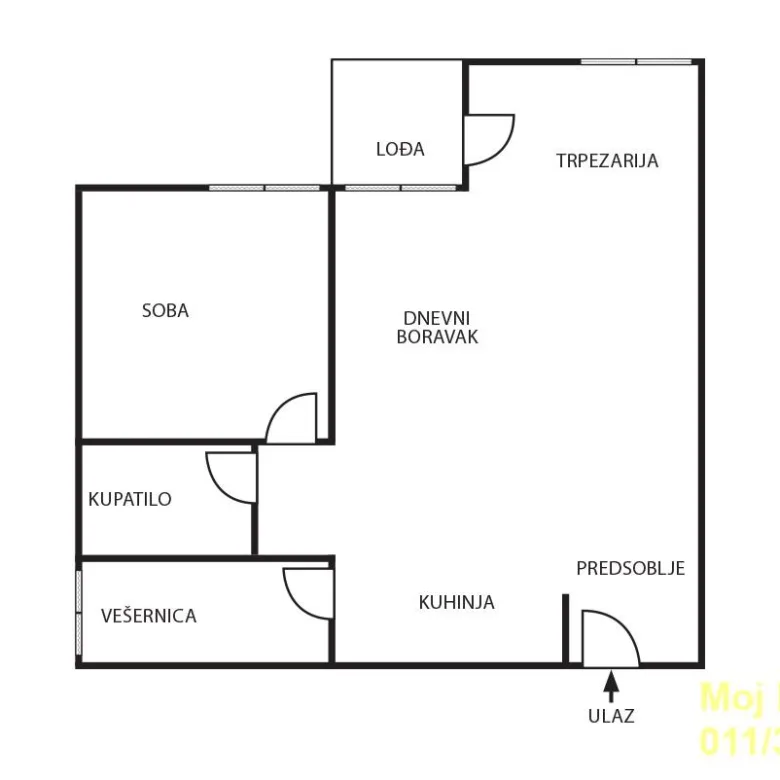 Dvosoban stan na prodaju, Julino Brdo, Beograd, 68m², 240.000 €