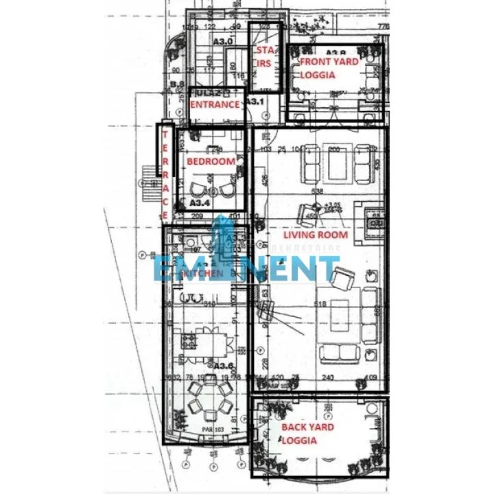 Višesoban stan za izdavanje, Dedinje, Beograd, 300m², 1. sprat, 2.500 €/mes
