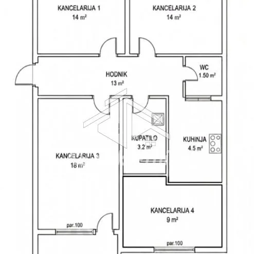 Četvorosoban stan za izdavanje, Blok 28, Beograd, 82m², 1.000 €/mes