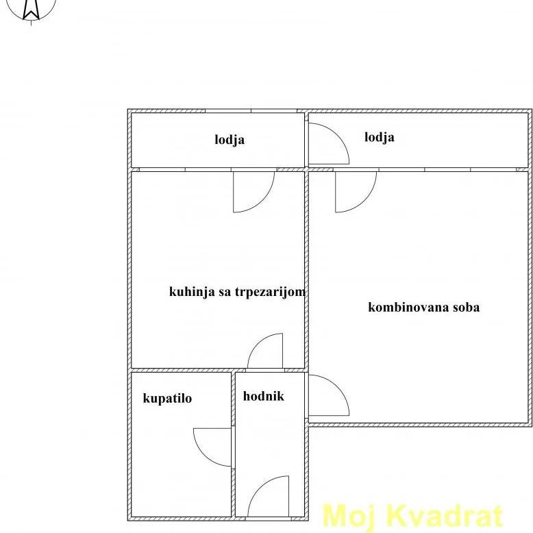 Jednosoban stan na prodaju, Cerak, Beograd, 39m², 120.000 €