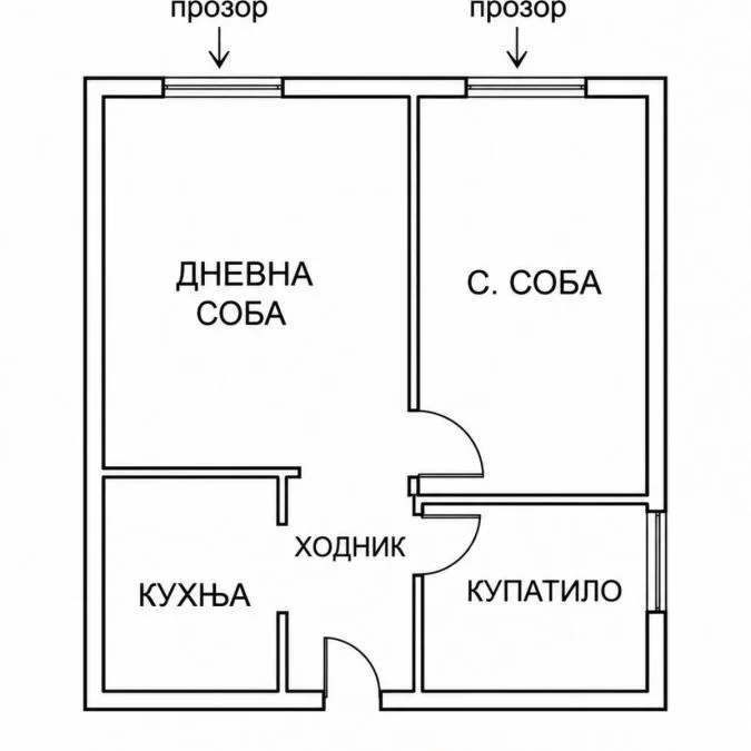 Jednoiposoban stan na prodaju, Čukarička Padina, Beograd, 29m², 106.000 €