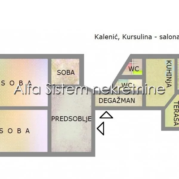 Lokal Izdavanje Beograd Kalenić Pijaca 87 m2
