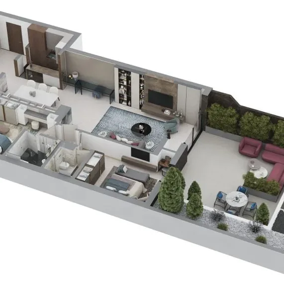 Četvorosoban stan za izdavanje, Dom Omladine, Beograd, 135m², 2.500 €/mes