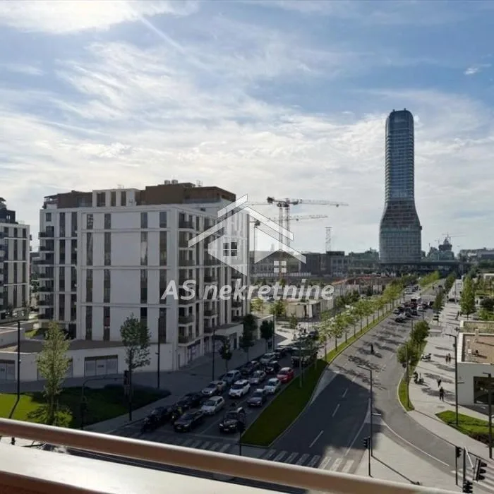 Četvorosoban stan za izdavanje, Beograd na Vodi, Beograd, 80m², 5. sprat, 1.850 €/mes