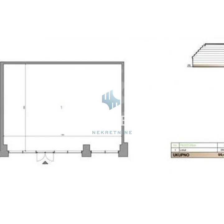 Lokal Izdavanje Beograd Blok 65 100 m2