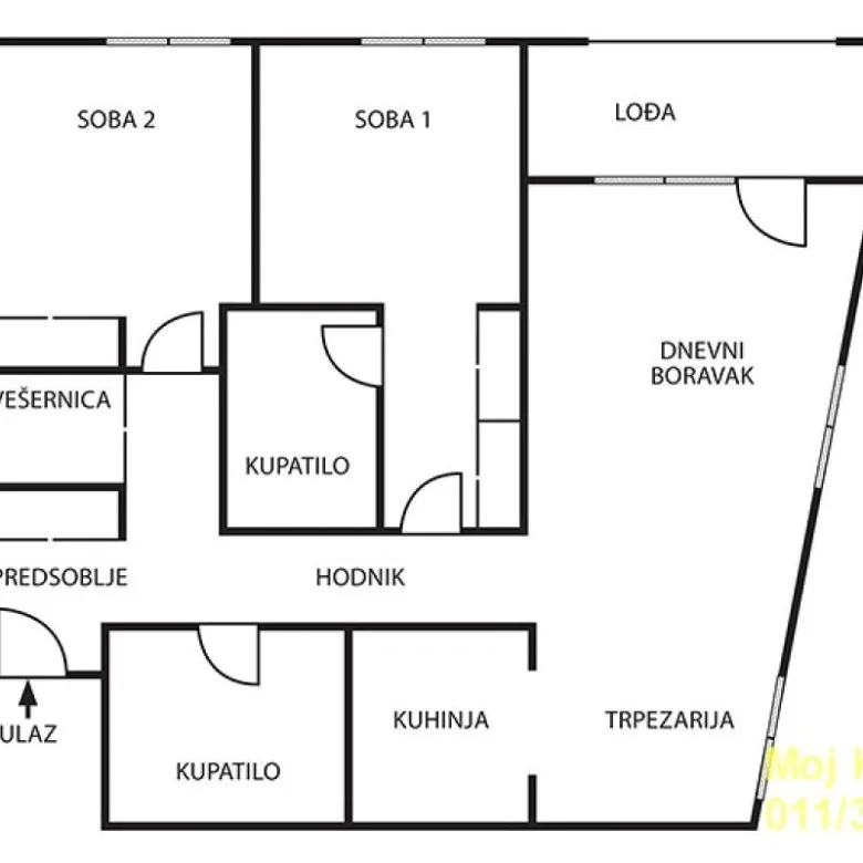 Troiposoban stan na prodaju, Beograd na Vodi, Beograd, 92m², 5. sprat, 498.888 €