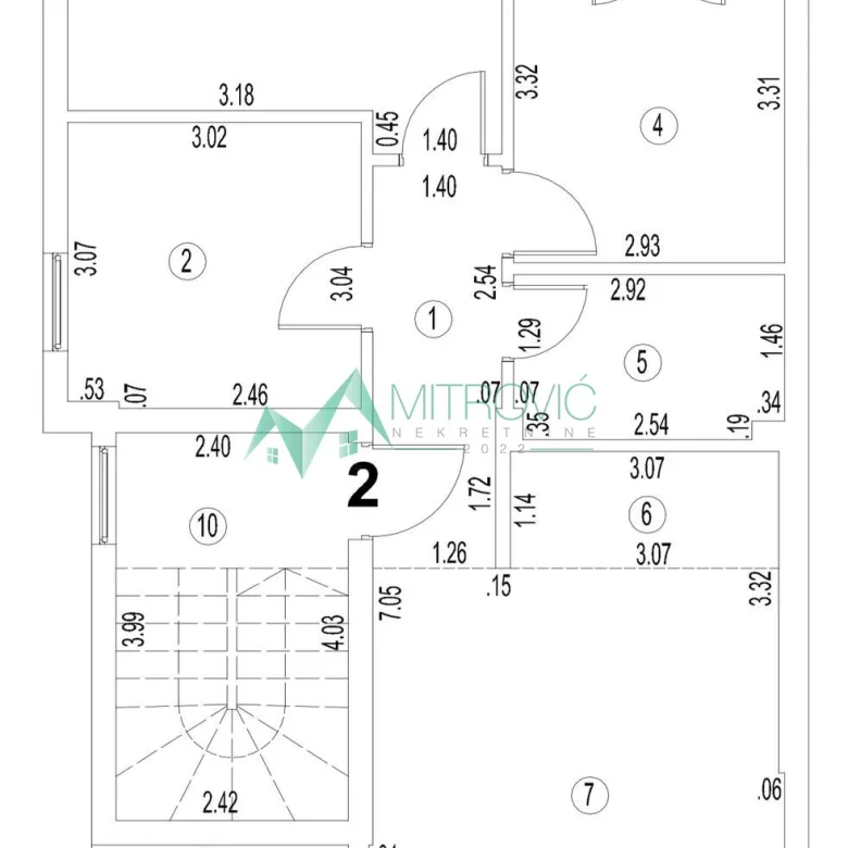 Troiposoban stan na prodaju, Adice, Novi Sad, 75m², 165.315 €