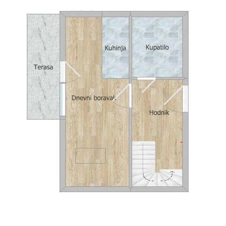 Dvosoban stan na prodaju, Nova Detelinara, Novi Sad, 54m², 5. sprat, 129.500 €