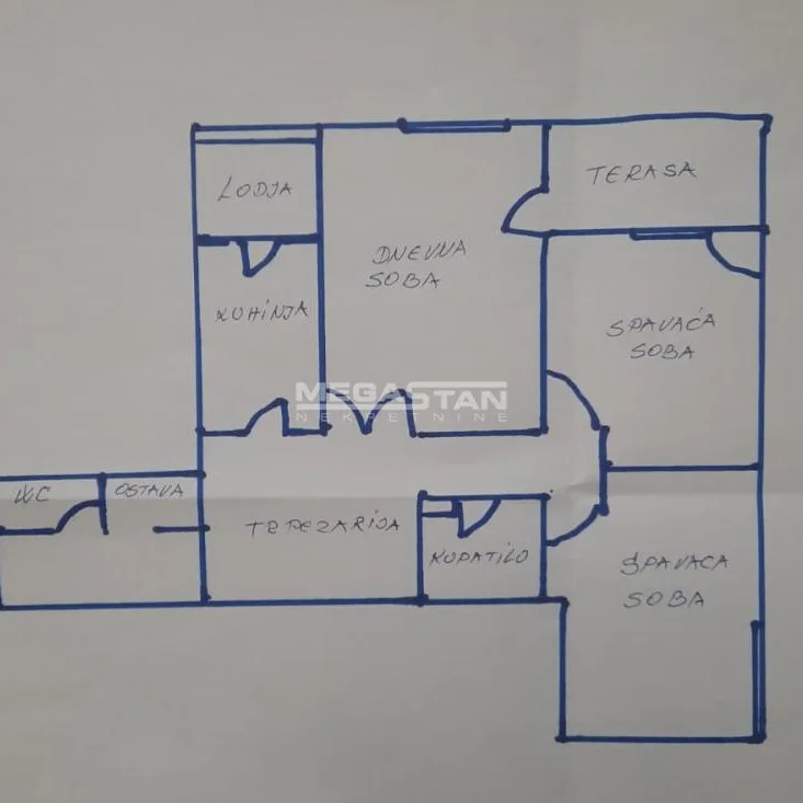 Trosoban stan na prodaju, Botanička Bašta, Beograd, 85m², 275.000 €