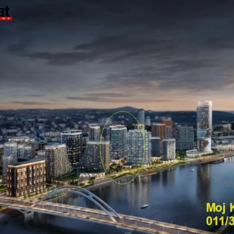 Četvorosoban stan na prodaju, Beograd na Vodi, Beograd, 148m², 12. sprat, 926.888 €