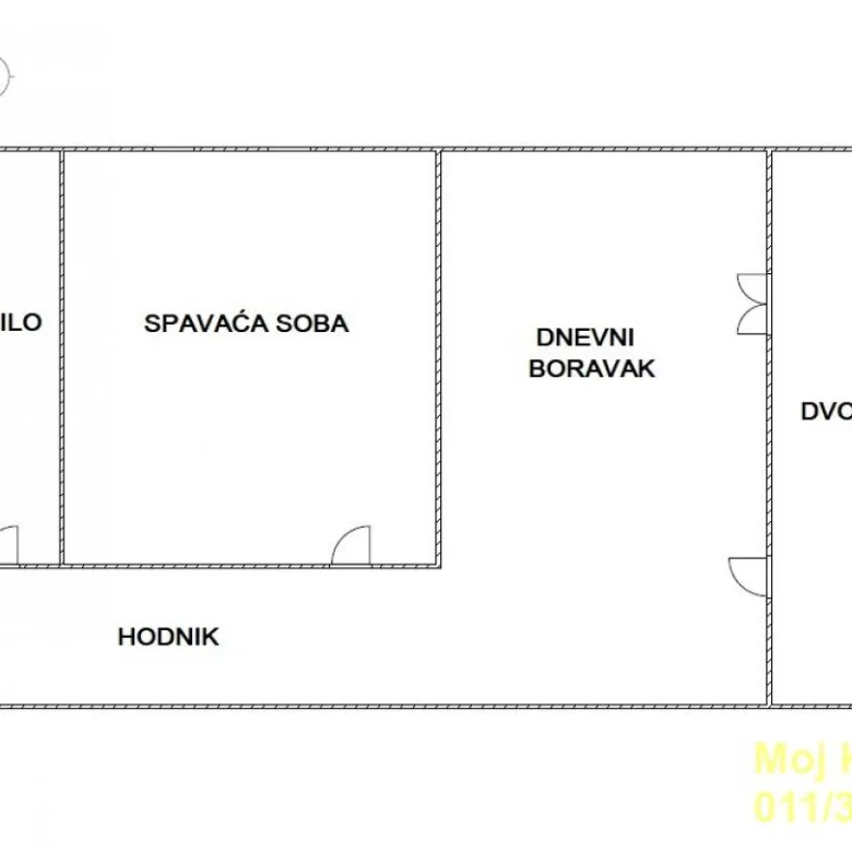 Dvosoban stan na prodaju, Olimp, Beograd, 61m², Prizemlje, 135.000 €