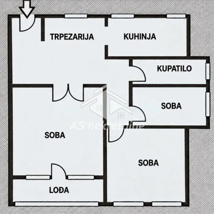 Trosoban stan za izdavanje, Blok 70a, Beograd, 72m², 6. sprat, 900 €/mes