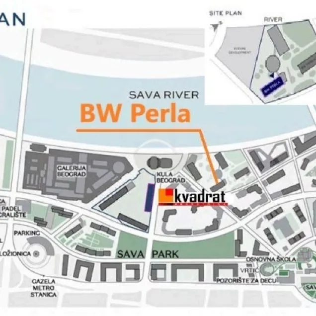 Četvorosoban stan na prodaju, Beograd na Vodi, Beograd, 148m², 12. sprat, 926.888 €