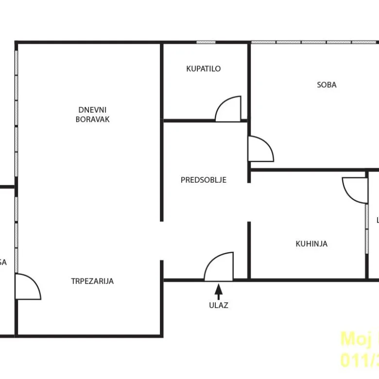 Trosoban stan za izdavanje, Centar, Beograd, 93m², 1.300 €/mes
