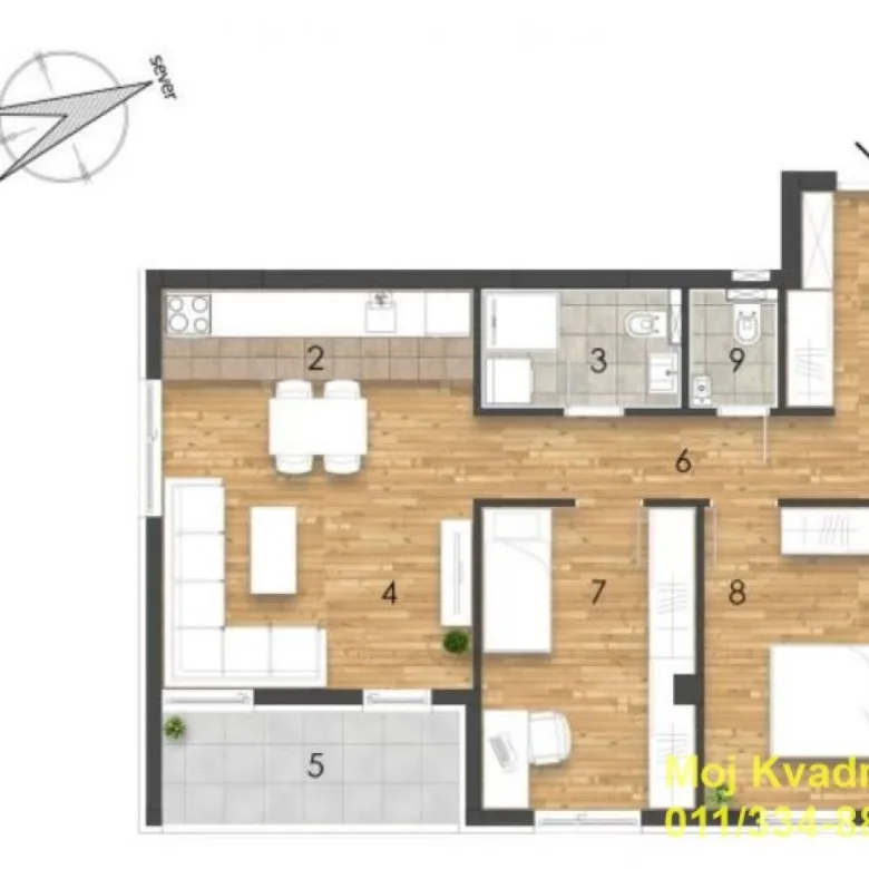Trosoban stan na prodaju, Banja Vrdnik, Irig, 66m², 102.300 €