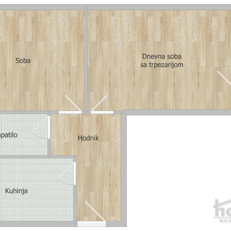 Dvosoban stan na prodaju, Detelinara, Novi Sad, 51m², 4. sprat, 125.000 €