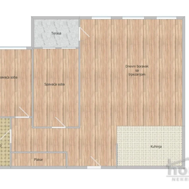 Trosoban stan na prodaju, Centar, Novi Sad, 68m², 224.400 €