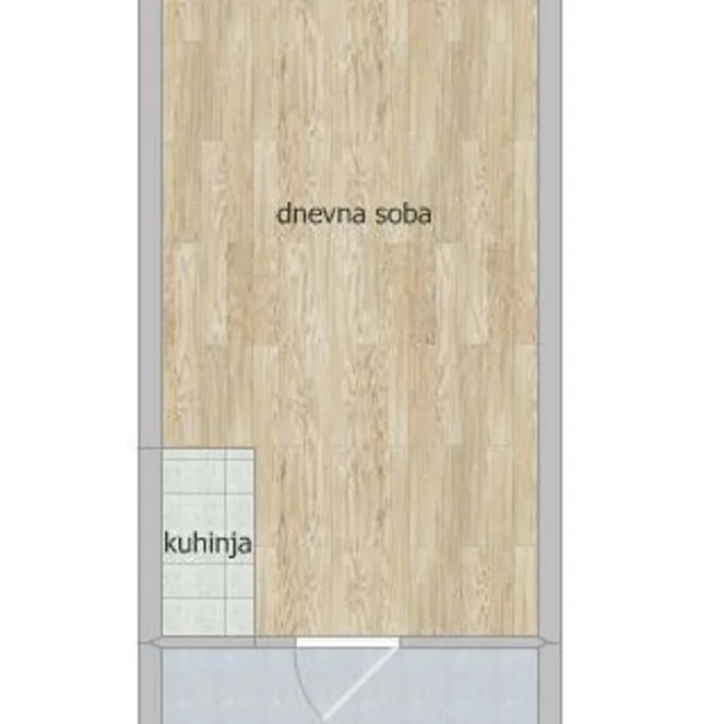 Garsonjera na prodaju, Adice, Novi Sad, 26m², Prizemlje, 53.560 €