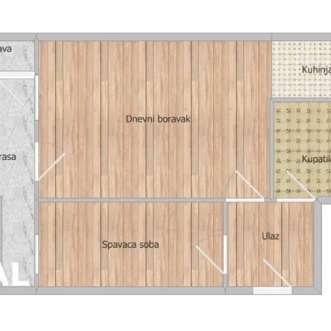 Jednoiposoban stan na prodaju, Bulevar Evrope, Novi Sad, 37m², Prizemlje, 120.000 €