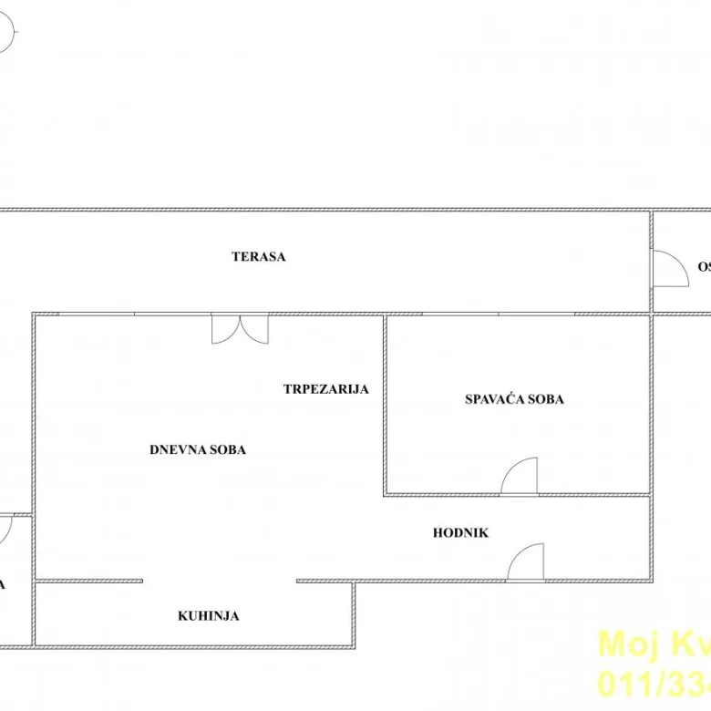 Dvosoban stan na prodaju, Banovo Brdo, Beograd, 39m², 130.000 €