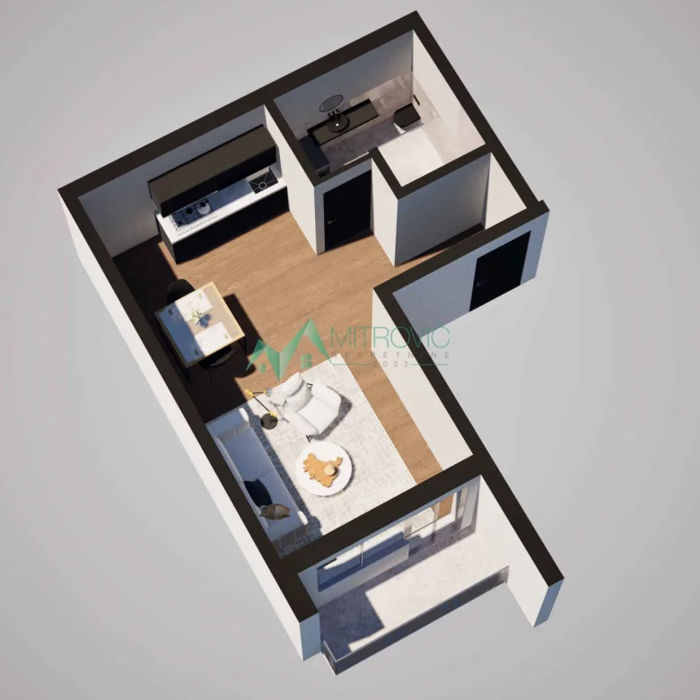 Stan Prodaja Novi Sad  26 m2