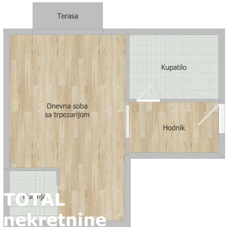 Jednosoban stan na prodaju, Grbavica, Novi Sad, 37m², 5. sprat, 115.000 €